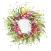 Kirkland's Home Pink And Purple Mixed Floral Wreath- Wreaths