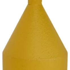 Kirkland's Home Pink And Yellow Metal Geometric Vases, Set Of 2- Vases