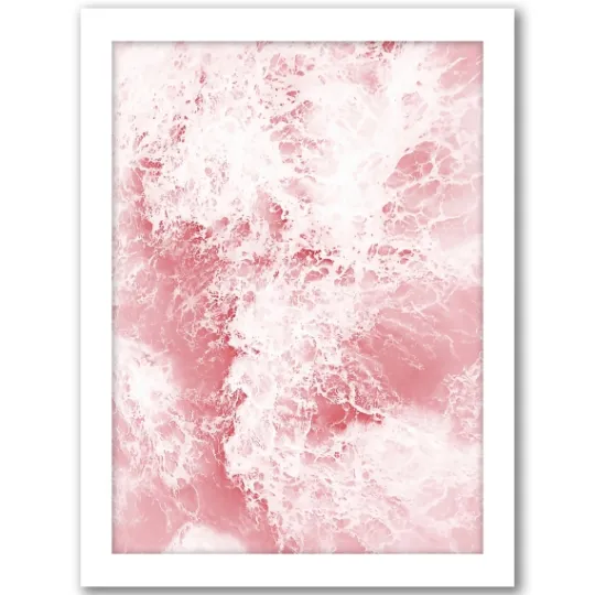 Kirkland's Home Pink Beach Photography Framed Art Prints, Set Of 6- Framed Art