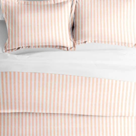 Kirkland's Home Pink Rugged Stripe 2-Pc. Twin Duvet Cover Set- Duvets
