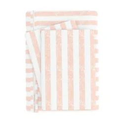 Kirkland's Home Pink Rugged Stripe 2-Pc. Twin Duvet Cover Set- Duvets