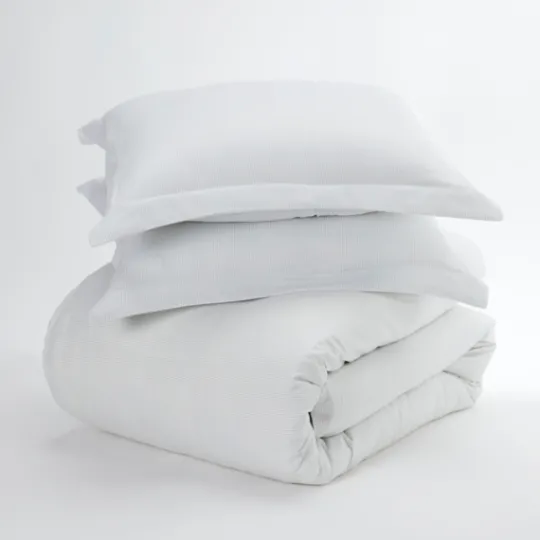 Kirkland's Home Pinstripe 3-Pc. Queen Duvet Cover Set- Duvets
