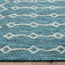 Kirkland's Home Placid Portico Sun Shower Outdoor Area Rug, 5X8- Outdoor Rugs