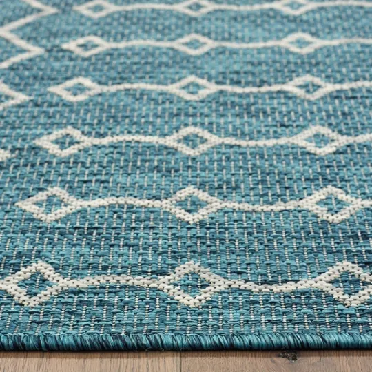 Kirkland's Home Placid Portico Sun Shower Outdoor Area Rug, 5X8- Outdoor Rugs
