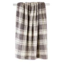 Kirkland's Home Plaid Plush Throw- Blankets & Throws