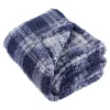Kirkland's Home Plaid Plush Throw- Blankets & Throws