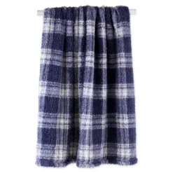 Kirkland's Home Plaid Plush Throw- Blankets & Throws