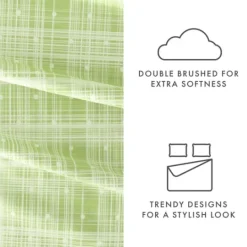 Kirkland's Home Plaid Polka Dot 3-Pc. Twin Sheet Set- Bed Sheets