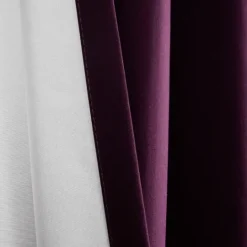 Kirkland's Home Plum Absolute Blackout Curtain Panel Set, 84 In.- Curtains & Drapes