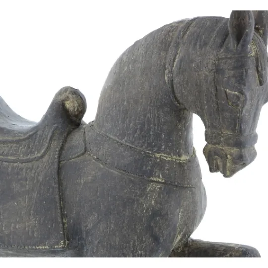 Kirkland's Home Polystone Prancing Horse Statue- Statues & Figurines