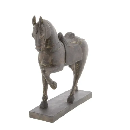 Kirkland's Home Polystone Prancing Horse Statue- Statues & Figurines