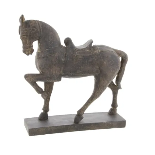 Kirkland's Home Polystone Prancing Horse Statue- Statues & Figurines