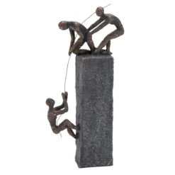 Kirkland's Home Polystone Rock Climber Sculpture- Statues & Figurines