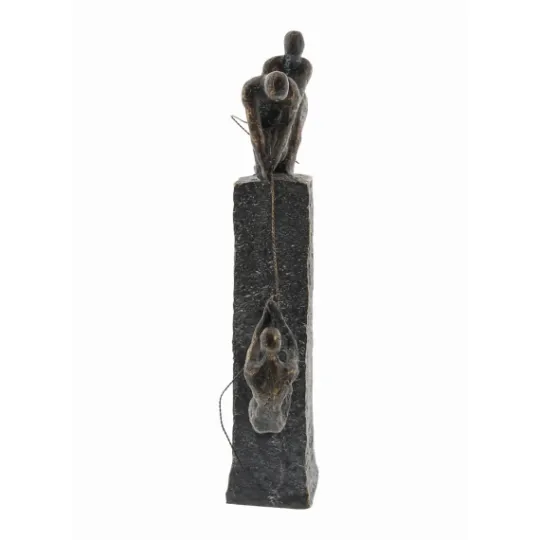 Kirkland's Home Polystone Rock Climber Sculpture- Statues & Figurines
