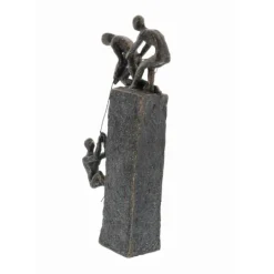 Kirkland's Home Polystone Rock Climber Sculpture- Statues & Figurines