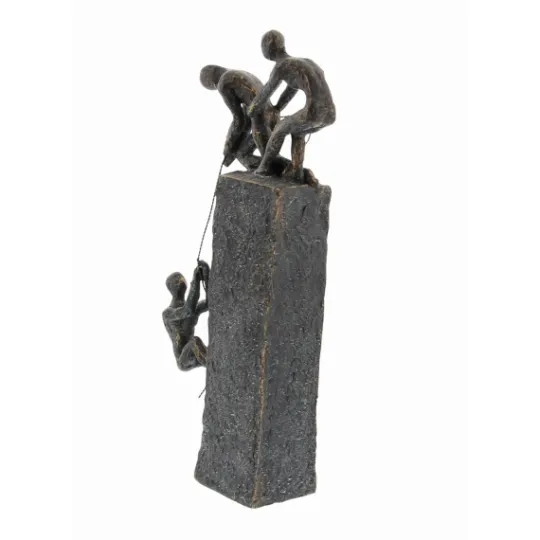 Kirkland's Home Polystone Rock Climber Sculpture- Statues & Figurines
