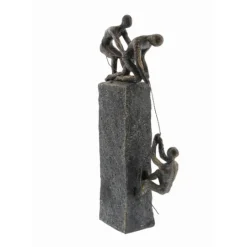 Kirkland's Home Polystone Rock Climber Sculpture- Statues & Figurines