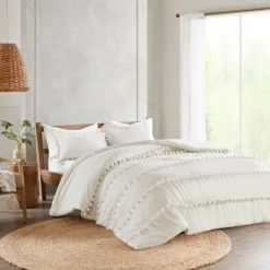 Kirkland's Home Pom Pom Full/Queen 3-Pc. Comforter Set- Comforters