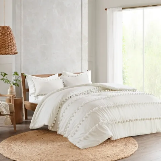 Kirkland's Home Pom Pom Full/Queen 3-Pc. Comforter Set- Comforters