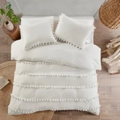 Kirkland's Home Pom Pom Full/Queen 3-Pc. Comforter Set- Comforters