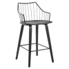 Kirkland's Home Poplar Wood Swivel Counter Stool- Bar Stools & Counter Height Stools