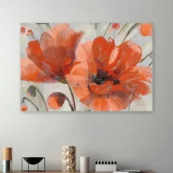 Kirkland's Home Popping Poppies Canvas Art Print, 48X32 In.- Canvas Art
