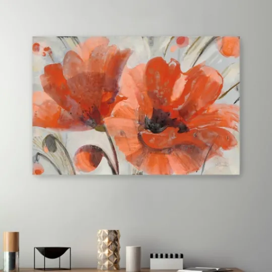 Kirkland's Home Popping Poppies Canvas Art Print, 48X32 In.- Canvas Art