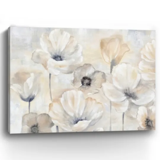 Kirkland's Home Poppy Garden Landscape Canvas Art Print- Canvas Art
