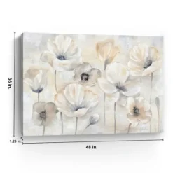 Kirkland's Home Poppy Garden Landscape Canvas Art Print- Canvas Art