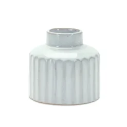 Kirkland's Home Porcelain Ribbed Vases, Set Of 2- Vases