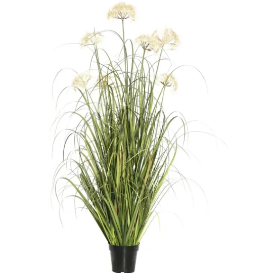 Kirkland's Home Potted Flowering Grass, 36 In.- Trees & Topiaries