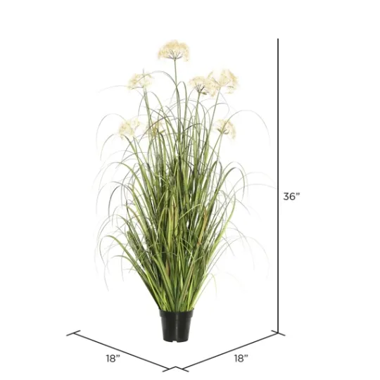 Kirkland's Home Potted Flowering Grass, 36 In.- Trees & Topiaries