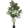 Kirkland's Home Potted Green Rubber Tree, 5 Ft.- Trees & Topiaries