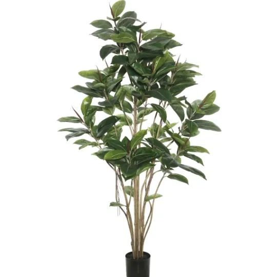 Kirkland's Home Potted Green Rubber Tree, 5 Ft.- Trees & Topiaries