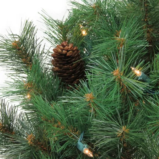 Kirkland's Home Pre-Lit Royal Oregon Pine Wreath- Wreaths