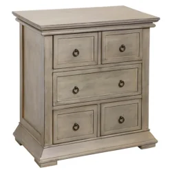 Kirkland's Home Prescott Pine Wood 5-Drawer Nights D- Nightstands