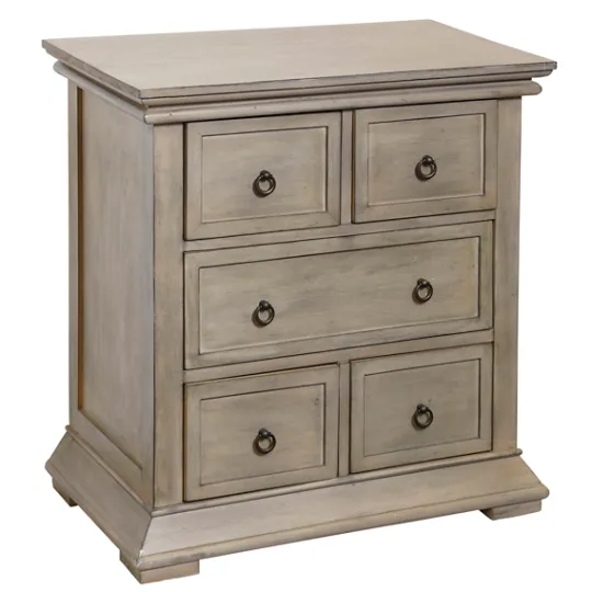 Kirkland's Home Prescott Pine Wood 5-Drawer Nights D- Nightstands