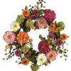 Kirkland's Home Pretty Peony Garden Mix Wreath- Wreaths