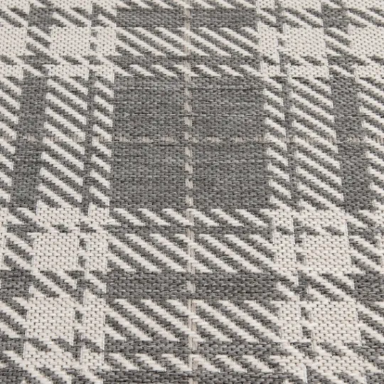 Kirkland's Home Priya Plaid Indoor/Outdoor Area Rug, 2X7- Outdoor Rugs
