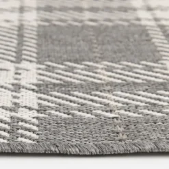 Kirkland's Home Priya Plaid Indoor/Outdoor Area Rug, 2X7- Outdoor Rugs