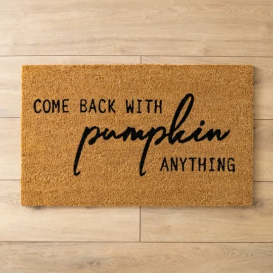 Kirkland's Home Pumpkin Anything Coir Doormat- Doormats