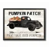 Kirkland's Home Pumpkin Patch Black Truck Framed Giclee Art Print- Wall Quotes & Signs