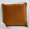 Kirkland's Home Pumpkin Velvet Duck Feather Throw Pillow- Pillows