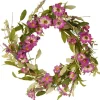 Kirkland's Home Purple Daisy And Lavender Wreath- Wreaths