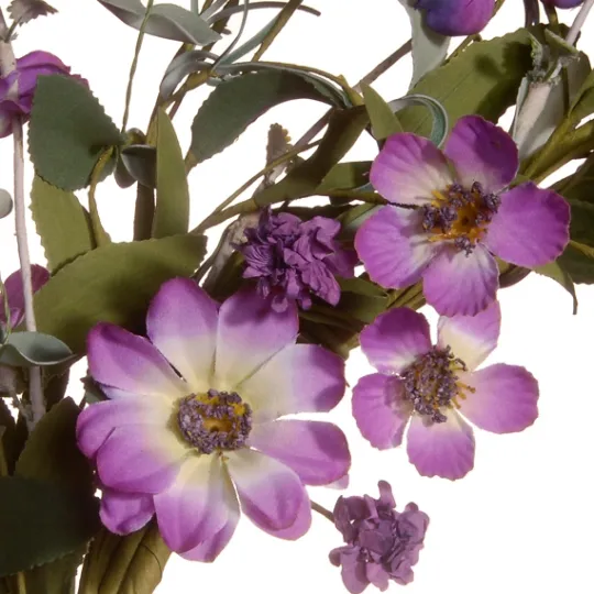 Kirkland's Home Purple Daisy And Lavender Wreath- Wreaths