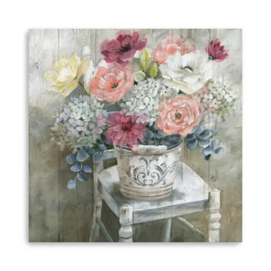 Kirkland's Home Quaint Bouquet Giclee Canvas Art Print, 40X40 In.- Canvas Art