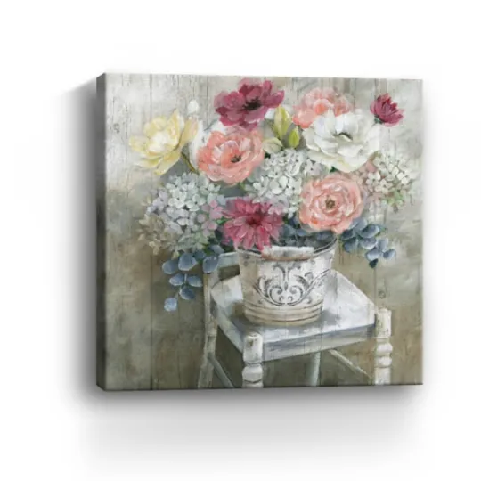 Kirkland's Home Quaint Bouquet Giclee Canvas Art Print, 40X40 In.- Canvas Art