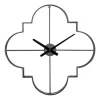 Kirkland's Home Quatrefoil Iron Cut-Out Wall Clock- Clocks