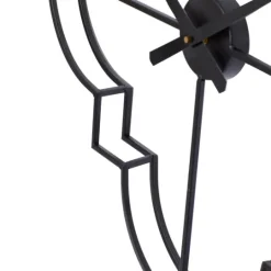 Kirkland's Home Quatrefoil Iron Cut-Out Wall Clock- Clocks
