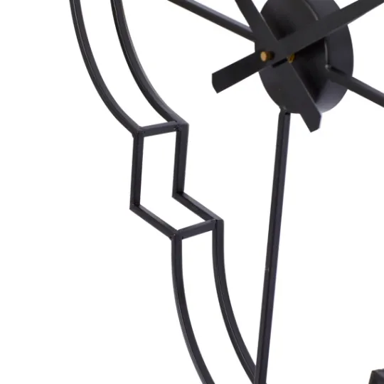 Kirkland's Home Quatrefoil Iron Cut-Out Wall Clock- Clocks